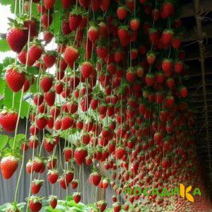 Клубника ампельная Анастасия купить по цене от 370р. в интернет-магазине «Посадика» с доставкой почтой в в Вытеграе и по всей России – [изображение №1].