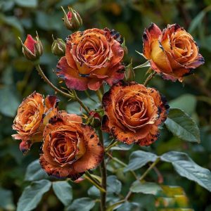 Роза плетистая Оранжевый Бриллиант купить по цене от 450р. в интернет-магазине «Посадика» с доставкой почтой в в Вытеграе и по всей России – [изображение №1].